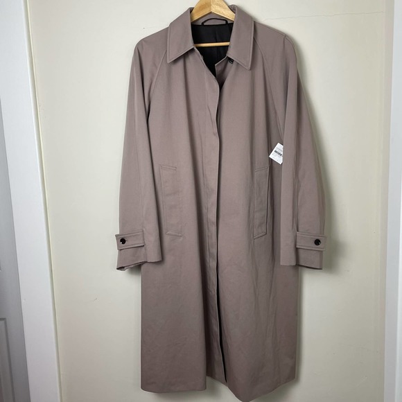 Lemaire Jackets & Blazers - Lemaire Single Breasted Cotton Oversized Trench Dusty Rose US Size 8